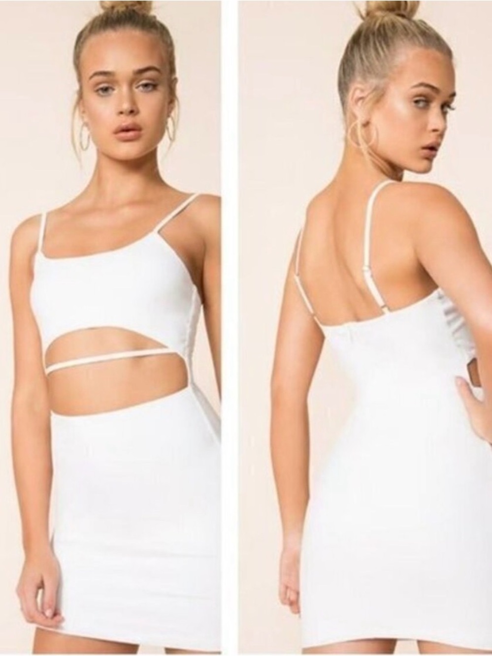 SUPERDOWN Arianna Cut Out Mini Dress